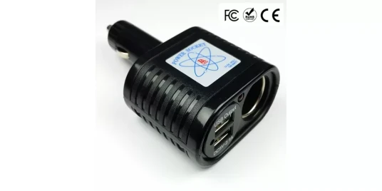 Strømuttak 1+2 Std 10a+2 Usb