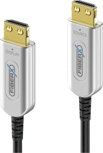 Purelink Fiberx Series Fx I350 Premium High Speed Hdmi Kabel Med Ethernet Hdmi Hann Til Hdmi Hann 30 M Hybridkobber / Fiberoptikk Svart Active Optical Cable Aoc 4K 60Hz Støtte Rund