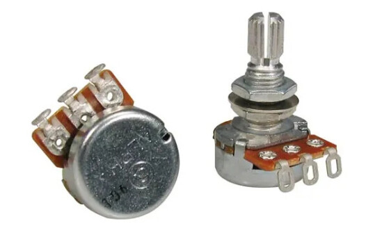 Alpha ALPS500-B49 small 500K linear pot 16mm,10mm bushing,M7x0,75 thread