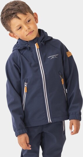 Bergen Softshell Jacket Jr Navy 150  Vinterjakker