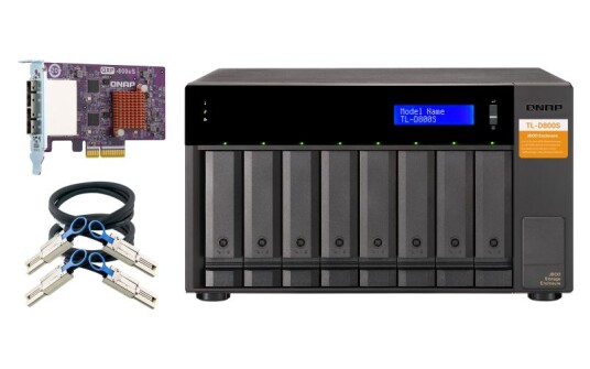 QNAP TL-D800S EXPANSION UNIT 8 BAY                            IN EXT