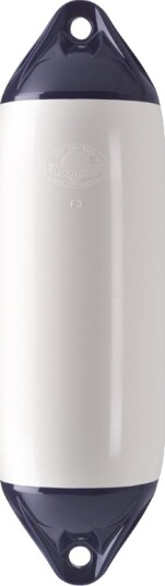 Polyform Fender F serie hvit m/blå ender F3 745 mm 220 28 mm 22 l Polyform Fender F serie hvit m/blå ender F3 745 mm 220 28 mm 22 l