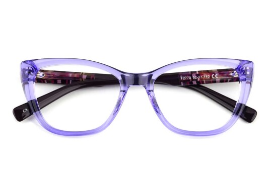 Briller Filplass fra eo Selection Lilla Acetate cateye Medium
