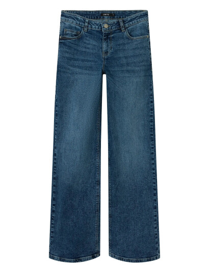 LMTD Nlfbli Dnm Lw S Straight Pant Noos Blue 134