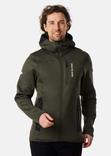 Nautic Experience Pacific Hooded Fleece Ii Olive/Black 3xl Hoodies