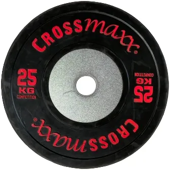 Crossmaxx Competition Bumper Plate 25 kg Black Crossmaxx Competition Bumper Plate 25 kg Black