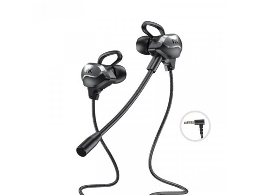 Wekome Et-Y30 Et-Serien - Kablet Spillhodetelefoner 3,5 Mm-Kontakt (Svart) Wekome Et-Y30 Et-Serien - Kablet Spillhodetelefoner 3,5 Mm-Kontakt (Svart)