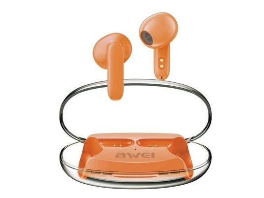 Bluetooth 5.3 T85 Enc Tws Hodetelefoner Oransje