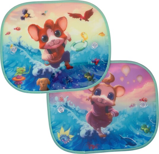 Teddykompaniet Musse&Helium Solskydd För Bilen Multi/patterned 37X45CM Teddykompaniet Musse&Helium Solskydd För Bilen Multi/patterned 37X45CM