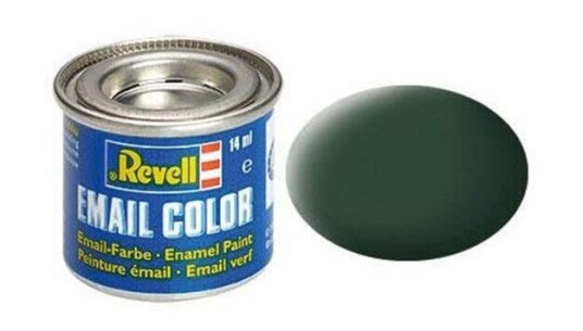 Revell Emaljemaling 68 Mørkegrønn Matt 14ml Revell Emaljemaling 68 Mørkegrønn Matt 14ml