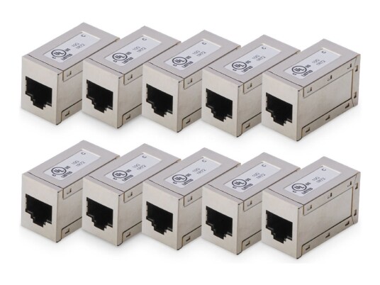 Digitus Modulinnlegg Kopling Cat 6 Skjermet Rj 45 En Pakke 10 AT AG 8 8 C6S 10