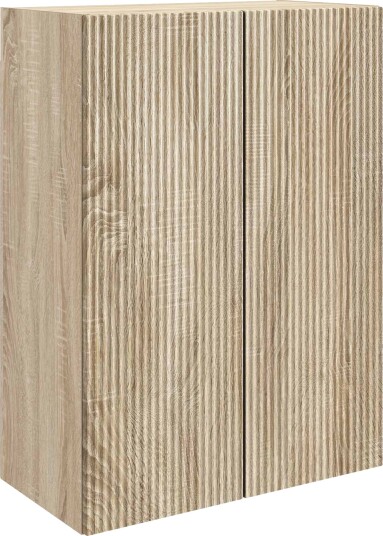 vidaXL Vegghengt skap Sonoma eik 66 x 34,5 x 90 cm Konstruert tre