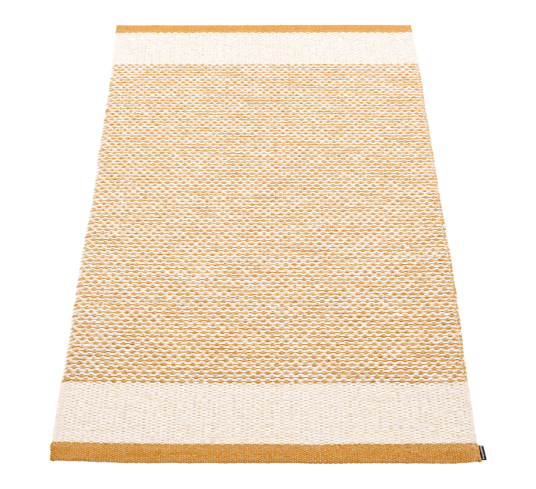 Pappelina Edit matte oker vanilje beige metallic 140x200 cm