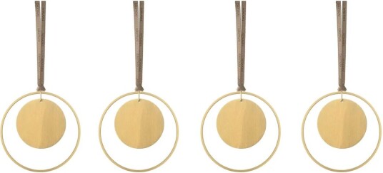 blomus KITAI julhänge 8,5 cm 4 pakning Circle