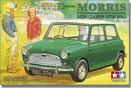 Tamiya 24039 Mini Cooper 1275S Mk.I Modellbil Byggesett 1:24 Tamiya 24039 Mini Cooper 1275S Mk.I Modellbil Byggesett 1:24