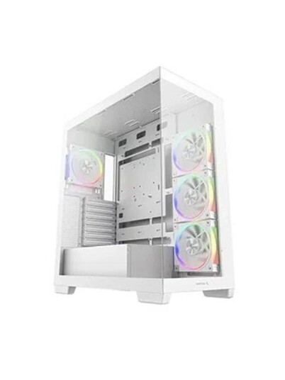 DeepCool CG580 4F V2 Miditower Kabinett Hvit med Herdet Glass DeepCool CG580 4F V2 Miditower Kabinett Hvit med Herdet Glass