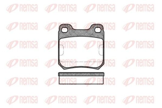 Bremseklosser REMSA 0239.00 Bremseklosser REMSA 0239.00