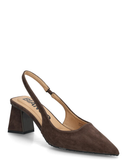 Bianco Biamaralyn Slingback Faux Suede - Brown - 40 Bianco Biamaralyn Slingback Faux Suede - Brown - 40