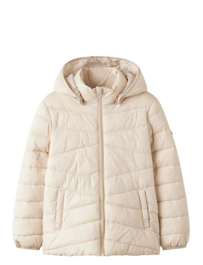 name it Nkfmarble Jacket Pb - Cream - 116