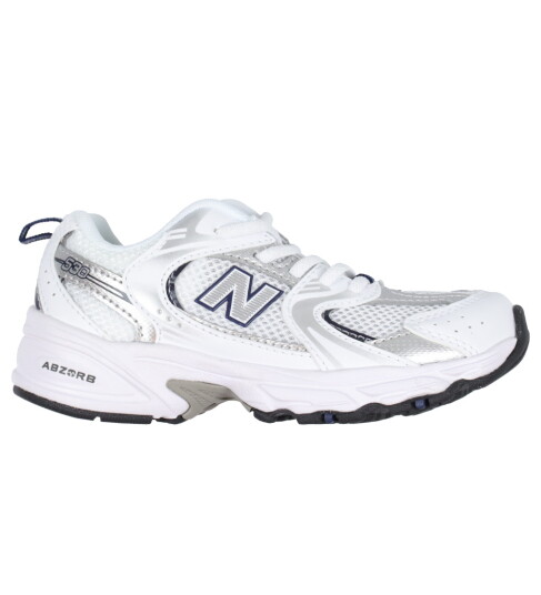 New Balance 530 Kids Bungee Lace Sneakers White 31