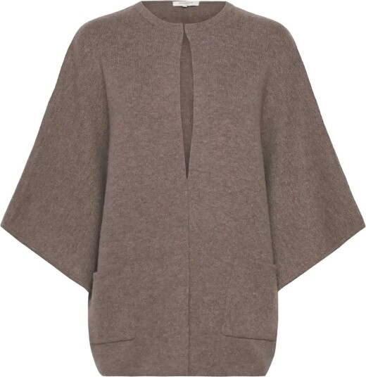 Rosemunde Rwjesse Wool Cape Cardigan WALNUT MELANGE L/XL