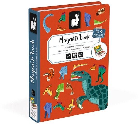 Janod Magneti'Book Dinosaurer Magnetsett 40 Stk Janod Magneti'Book Dinosaurer Magnetsett 40 Stk