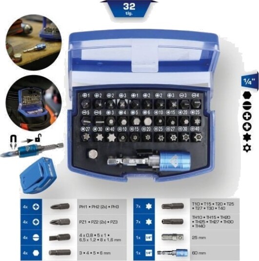 KS TOOLS BT053032 Skrutrekker bitssett