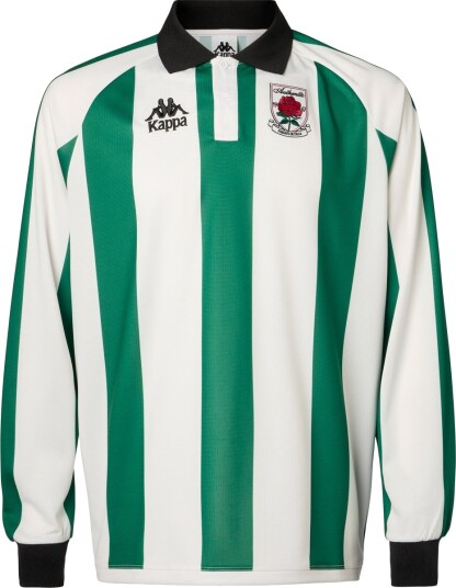 Kappa Authentic Ovibet Langermet Polo T skjorte Herre Grønn/Hvit XL Kappa Authentic Ovibet Langermet Polo T skjorte Herre Grønn/Hvit XL