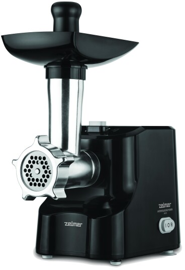 Zelmer ZMM1525B Kjøttkvern - 1500W, 1.8kg/min, Revers - Sort/Rustfritt Stål
