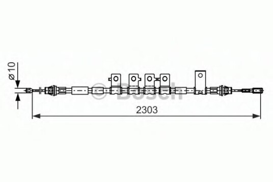 Bremsewire BOSCH 1 987 482 403