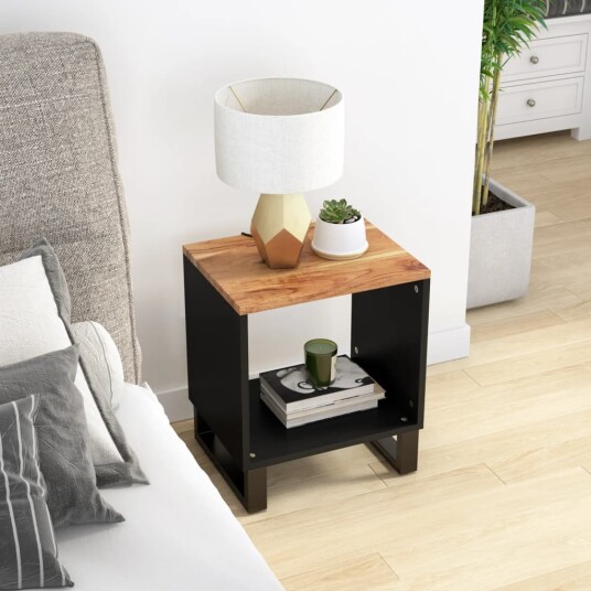 Salongbord 40x31x46 cm heltre akasie og konstruert tre 8720845578602