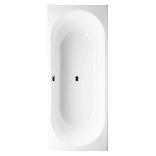 Gustavsberg Duo Round Badekar 160cm Hvit