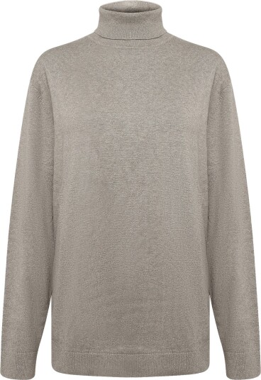 Tom Tailor Basic Turtle Neck Knit DRIFTWOOD TAUPE MELANGÉ XL