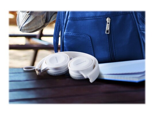 Panasonic Rp-Hf100e - Hodetelefoner - On-Ear - Kablet - 3,5 Mm Jakk - Hvit Panasonic Rp-Hf100e - Hodetelefoner - On-Ear - Kablet - 3,5 Mm Jakk - Hvit