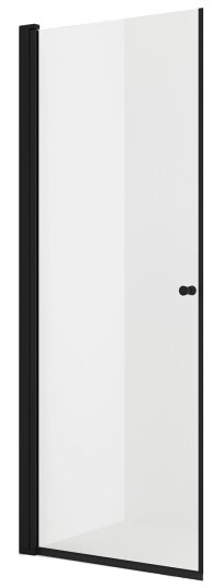 VikingBad Liam Dusjdør Rett Sort 100 cm - Outlet
