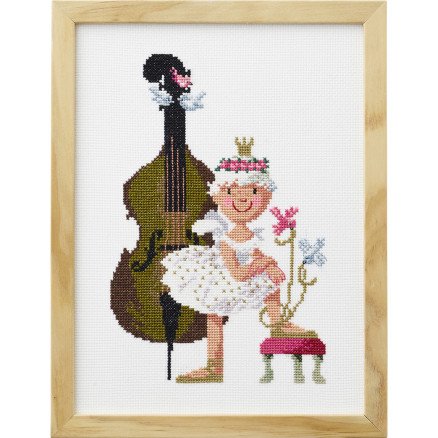 Permin Broderisett Ballettjente 18x24 cm Ib Antoni