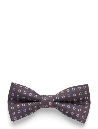 Lindbergh Black Mini Pattern Bow Tie Brown ONE SIZE Lindbergh Black Mini Pattern Bow Tie Brown ONE SIZE
