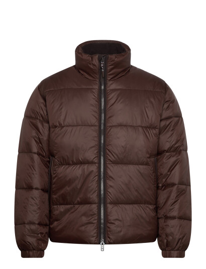 Abercrombie & Fitch Aircloud Mock Puffer Brown L Abercrombie & Fitch Aircloud Mock Puffer Brown L