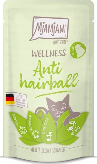 Mjamjam Våtfôr Wellness Anti Hairball Kylling 12 X 125 G