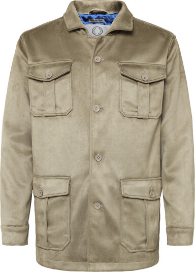 Human Scales Elliot Vegan Suede Jacket Grey L