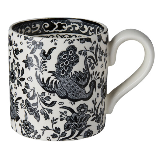 Burleigh Black Regal Peacock krus 284 ml