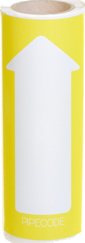 Pipecode Rørmarkør Gul nr. 25 80 mm x 5 m