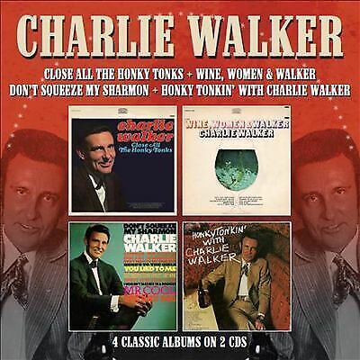 MediaTronixs Charlie Walker : Close All the Honky Tonks/Wine, Women & Walker/Don’t Squeeze Pre-Owned