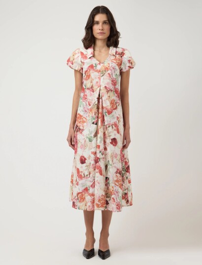 YAS Yasrosalla 2/4 Long Dress S. Multi/patterned 34