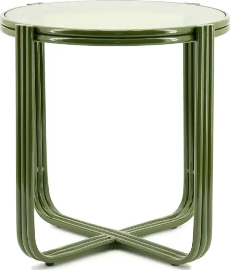 By Boo Groovy sidebord grønn 42,5x42,5x42,5 cm By Boo Groovy sidebord grønn 42,5x42,5x42,5 cm