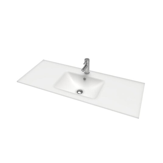 Vikingbad LEA D46 Glas Møbel Hvit Matt 120cm Vikingbad LEA D46 Glas Møbel Hvit Matt 120cm