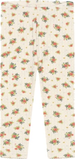Konges Sløjd Leggings Hullmønster/Blonder Minnie Rosett Konges Sløjd 6 år (116) Leggings Beige Grønn Hvit Rød