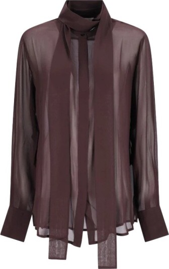 7 For All Mankind Dame Bluser & Skjorter Brun XS,