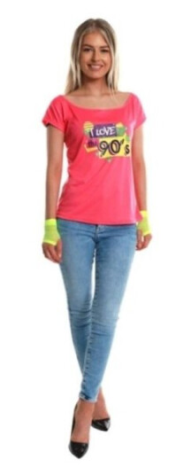 Boland Traciks Pink 90Er T-Shirt PC81525-L Boland Traciks Pink 90Er T-Shirt PC81525-L
