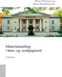 Materialsamling i børs- og verdipapirrett Pent brukt bok uten markeringer